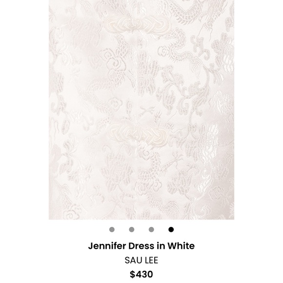 Jennifer dress in White - perfect condition dry cleaned - Picture 3 of 6